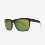 Electric Men's and Women's Sunglasses - Knoxville Sport - Matte Black / Green Polarized Pro  - Polarized Sport Square Sunglasses