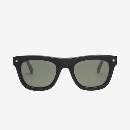 Electric Men's and Women's Sunglasses - Cocktail - Gloss Black / Grey Polarized - Polarized Retro Square Sunglasses