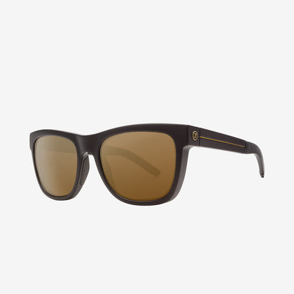 Electric Men's Sunglasses - JJF12 - Matte Black / Bronze Polarized Pro - Polarized Retro Square Sunglasses